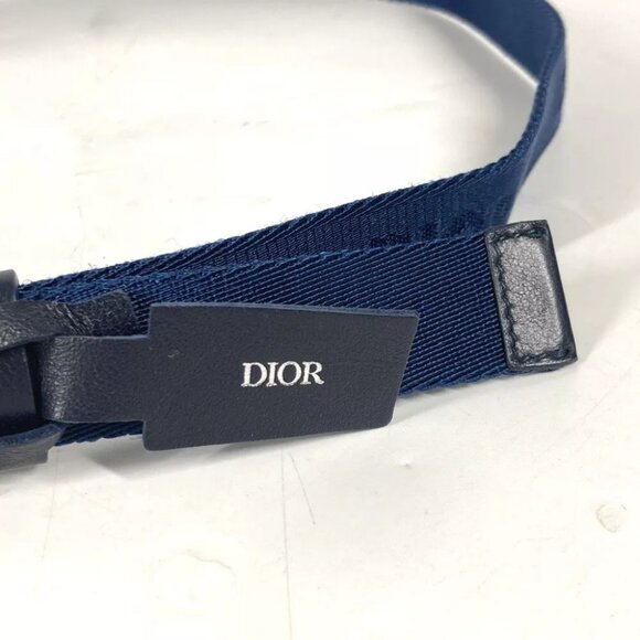 Dior Logo Gacha Belt belt Canvas Navy main image 6